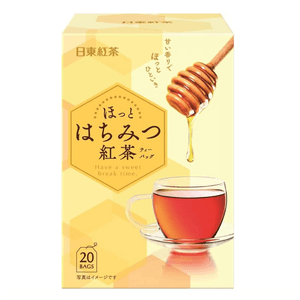 【日本直邮】 日本 日东红茶 蜂蜜红茶茶包 20袋 40g