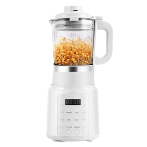 Wall breaking machine soybean milk machine 800ml bubble free bean automatic cleaning low noise white 110V 1 Pack