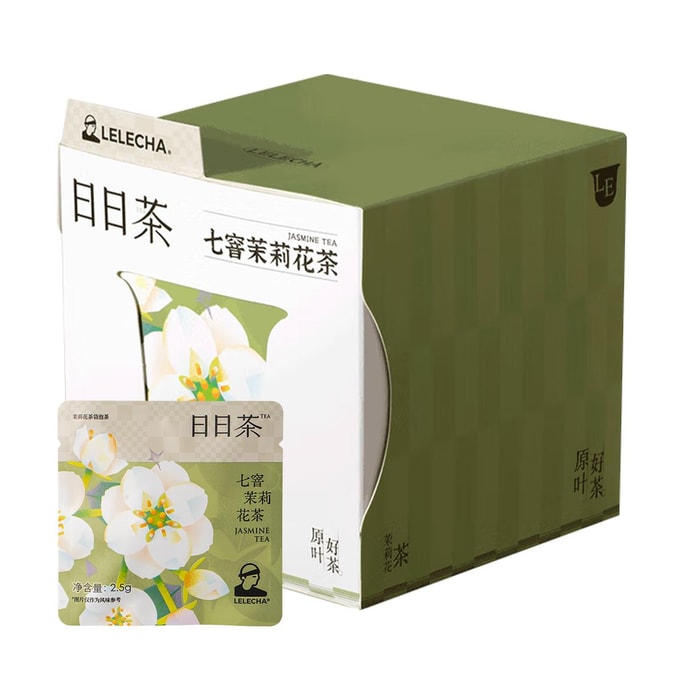 Seven-Steep Jasmine Green Tea Bag 10 bags 0.88oz【No Added】