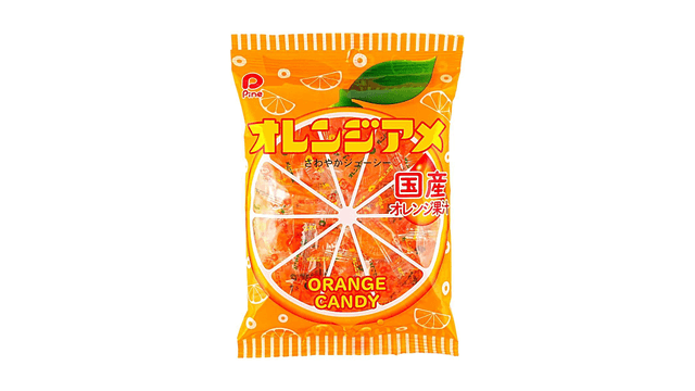PINE Orange Candy 3.88 oz 【Made with Real Orange Juice】 - Yami.com