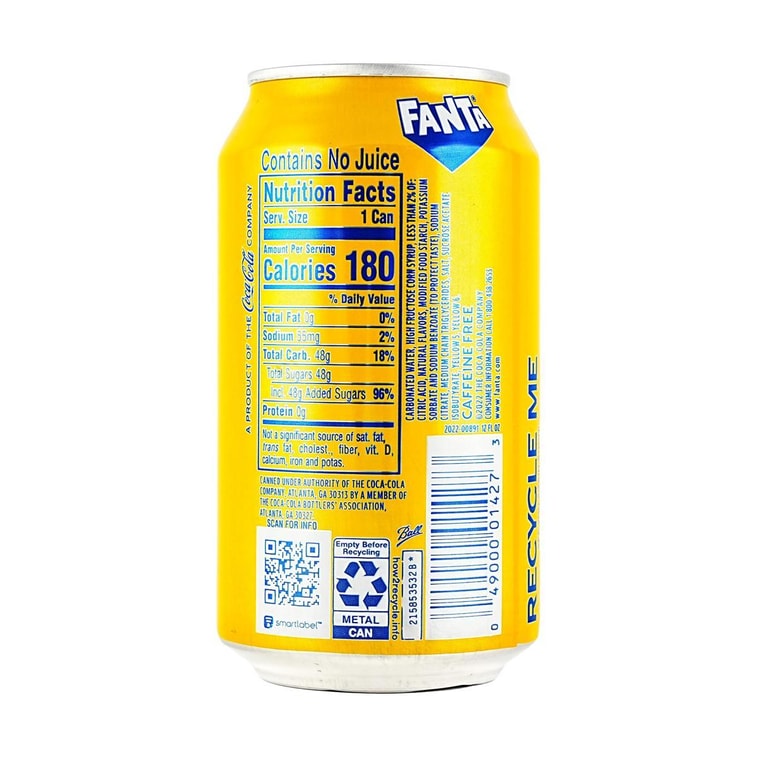 可口可樂 芬達 鳳梨口味汽水 355ml *6【6份超值裝】【無咖啡因】 4