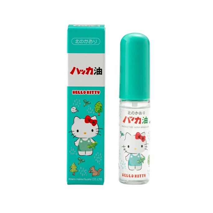 日本 KINCHO 北海道北见 Hello Kitty 薄荷油清凉油喷雾 11.5ml