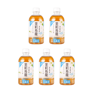 大陆版SUNTORY三得利 无糖茉莉乌龙茶 350ml*5瓶【超值装】【清香微甜 可制作低卡神仙奶茶】