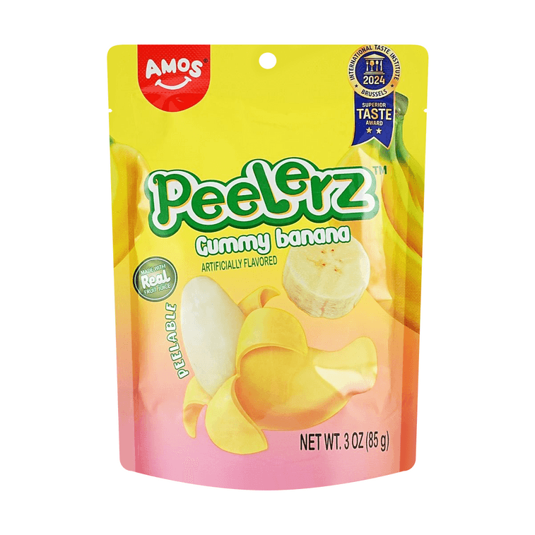 美國 AMOS PEELERZ 葡萄口味剝皮軟糖 趣味果汁軟糖 85g 4