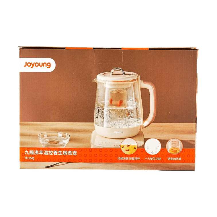 JOYOUNG九阳 沸萃温控养生炖煮壶 全玻璃防溢玻璃茶篮 1.5L TP15Q 8