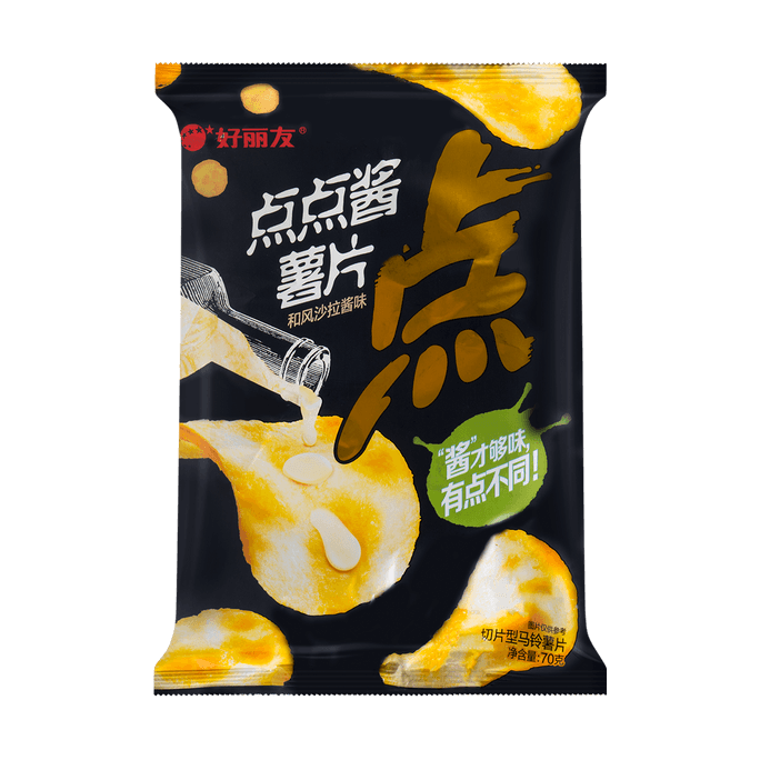 韩国orion好丽友 点点酱薯片 和风沙拉酱味 70g