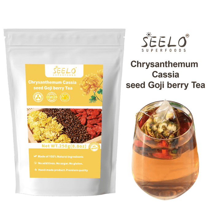  Seelo 美國現貨 250克菊花決明子茶祛肝火草本茶