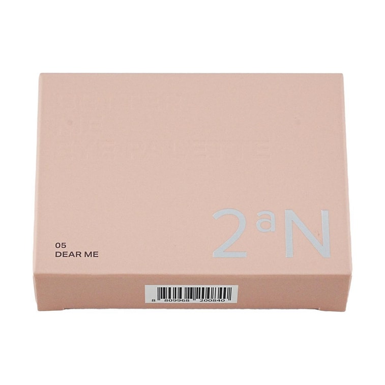 韩国2AN 六色眼影盘 中性偏灰粉 灰粉米色 日常小烟熏 百搭不挑肤 #05 DEAR ME 日常冷粉米色 4