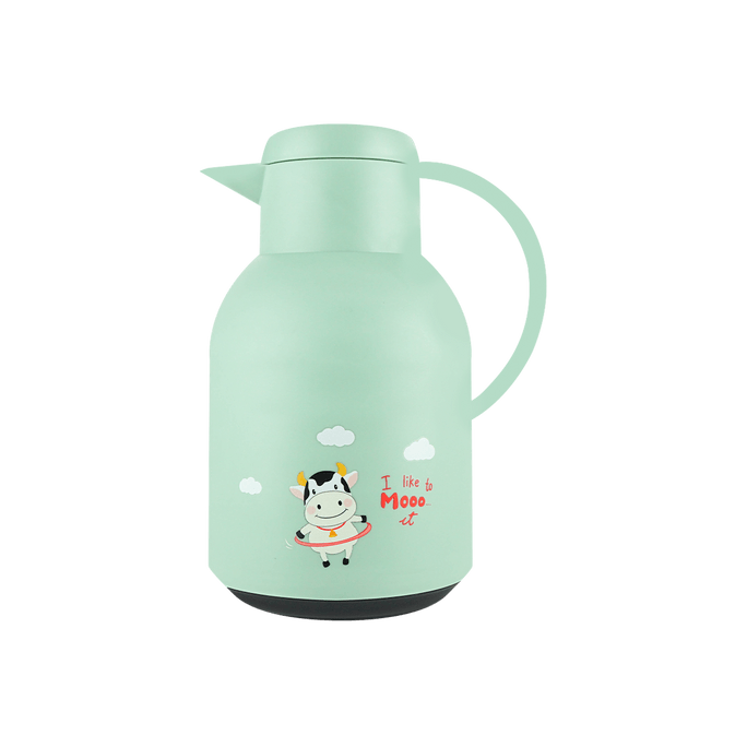 Thermal Carafe Vacuum Insulated Thermos With Lid Green 1L