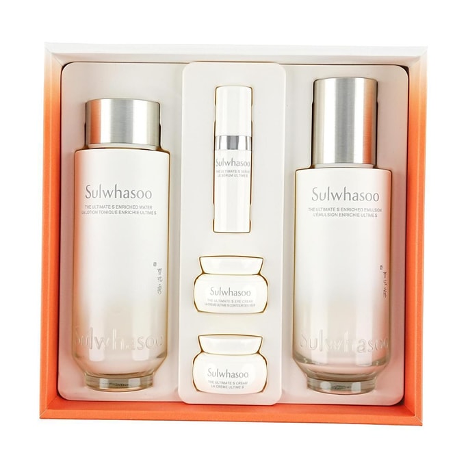 The Ultimate S Enriched Water&Emulsion Set K-Beauty Anti Wrinkle