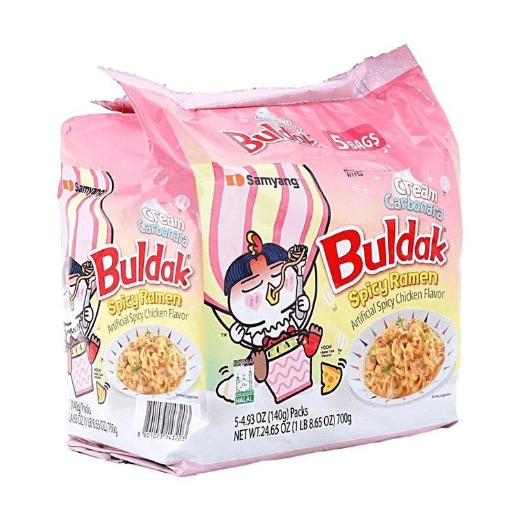 까르보 불닭볶음면,5 Packs*4.93oz 4
