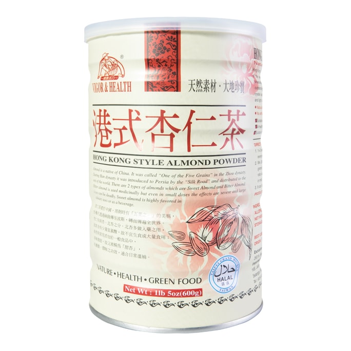 Hong Kong Style Almond Powder - Healthy Drink Mix, 21oz