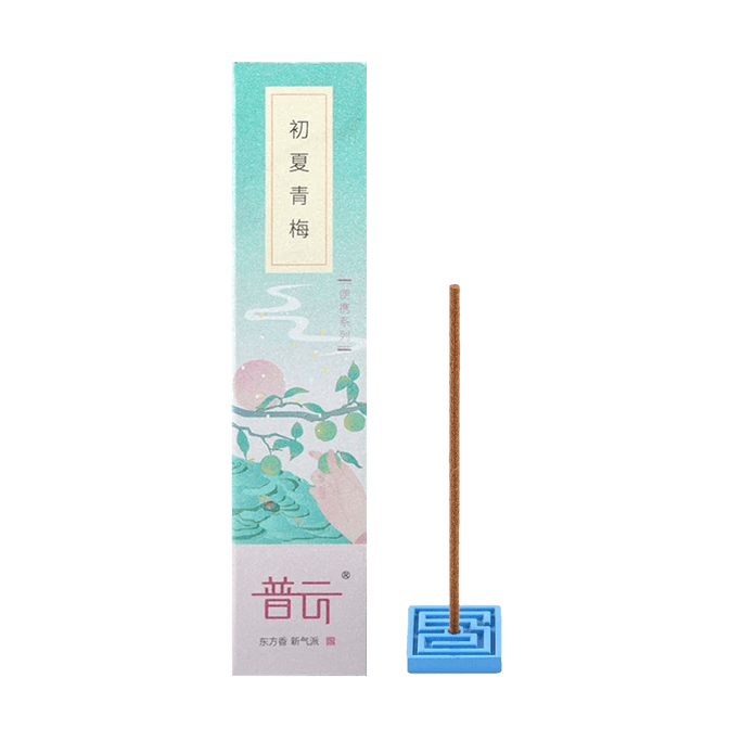 Portable Incense Sticks - Green Plum Incense Sticks 0.17 oz/32 sticks