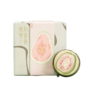 【中国直邮】 故宫淘宝 兜里有香香  {甜芯芭乐} 芭乐青提固体香膏  香气持久 【甜芯芭乐+取香勺】 10g/盒