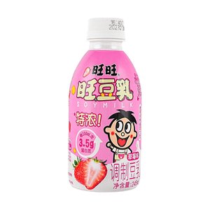 豆乳、特濃いちご味 8.28 fl oz【100mlあたり高タンパク質3.5g】