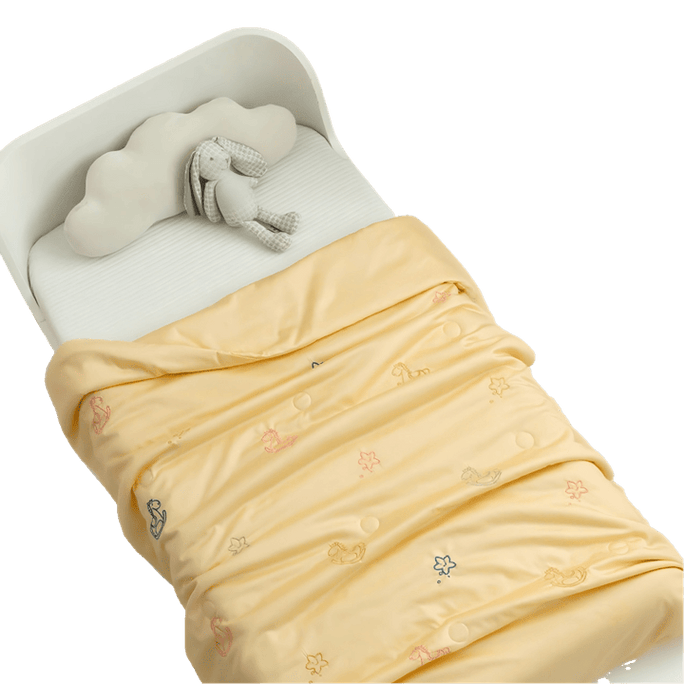 CuddleZoo Cooling Quilt Yellow Seahorse 100x120