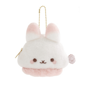 Sumikko Gurashi Marshmallow Rabbit Series Plush Coin Purse Keychain Rabbit. 1 piece
