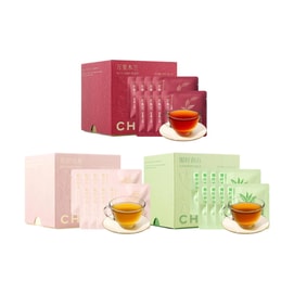 Longjing Green Tea Bag 0.56oz+Peach Oolong Tea 0.84oz+Ceylon Black Tea 0.84oz【3 Combo Packs】【 Yami Exclusive】