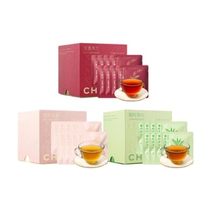 Longjing Green Tea Bag 0.56oz+Peach Oolong Tea 0.84oz+Ceylon Black Tea 0.84oz【3 Combo Packs】【 Yami Exclusive】