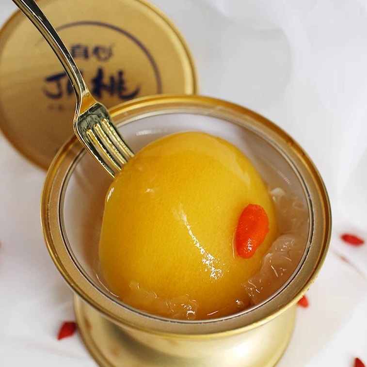 Canned Yellow Peach Snack , 5.64 oz 7