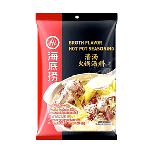 海底撈 清湯火鍋湯料 110g 【鮮香濃郁】【不辣清爽】