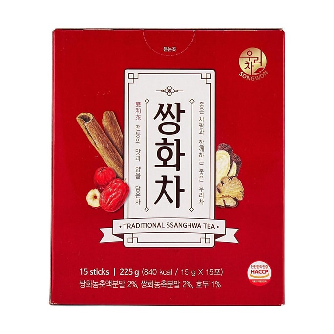 韓国伝統の双和茶、0.53オンス×15スティック、7.94オンス