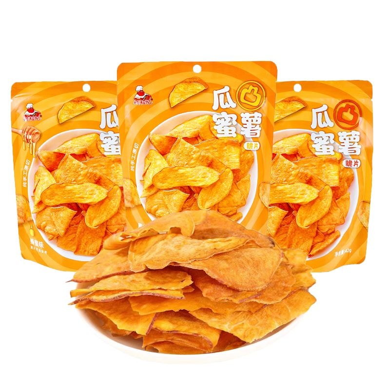 桂福记 【店庆大促】地瓜片蜜薯片红薯片香脆【网红蜜薯脆片】【原味】110g*1袋