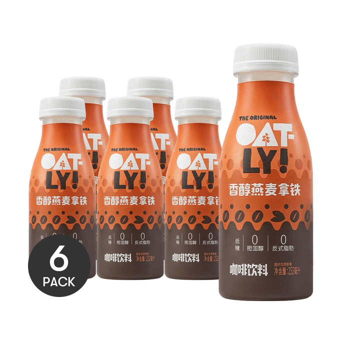 Mellow Oat Latte Low Sugar 8.51 fl oz *6【6 Packs】