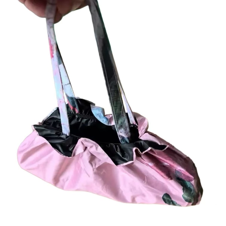 海蓝星 粉金蝴蝶 SPF 50 晴雨两用太阳伞 三折轻巧 黑漆钢骨 晴雨两用 优质印花 防晒防紫外线 一件 6