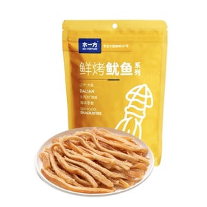 Shuiyifang イカの切り身 100g 高タンパク質乾燥シーフードスナック すぐに食べられるシーフードカジュアルスナック