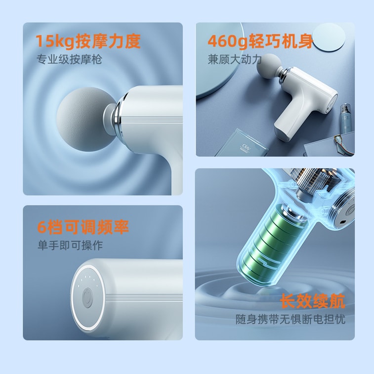 Mini fascial gun portable vibrating massager 1 unit 5