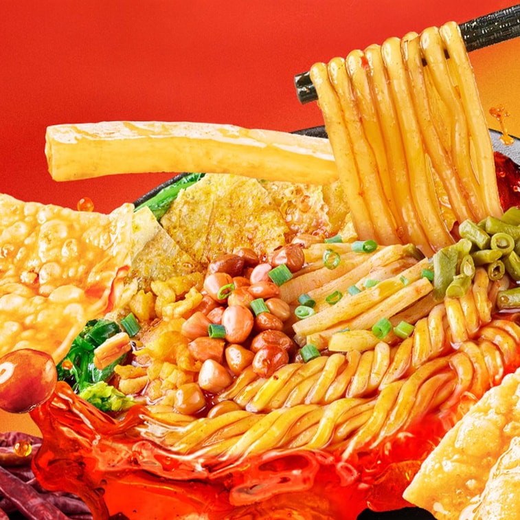 柳州羅芷粉 - カタツムリ米麺、澱粉ジャガイモ麺バージョン、15.38オンス×3【3パック】 12