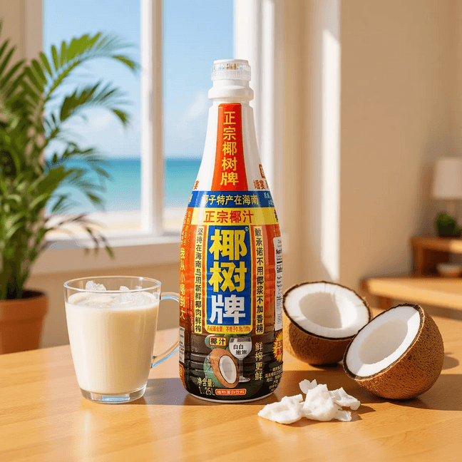 海南椰树牌 椰汁 大瓶分享装 1.25L 国宴饮料