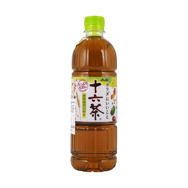 日本ASAHI朝日十六茶健康大麦茶无咖啡因630ml【十六种谷物茶】 - 亚米