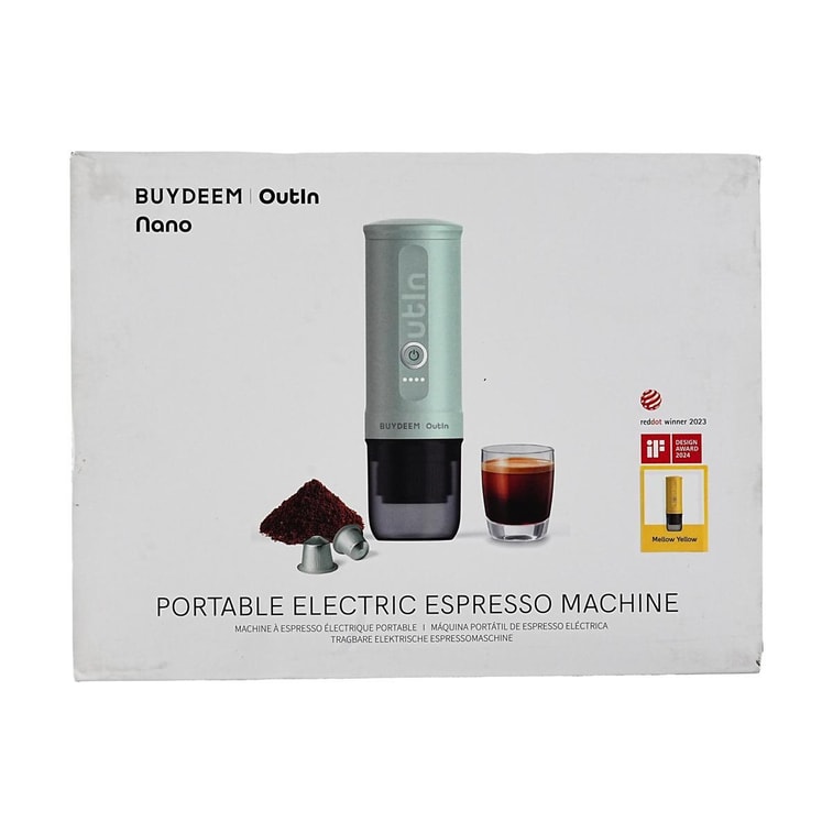 OUTIN Co-branded Coffee Machine, Rapid Heating, Lightweight Portable Espresso Machine OTEM-01, Little Goose Yell 12