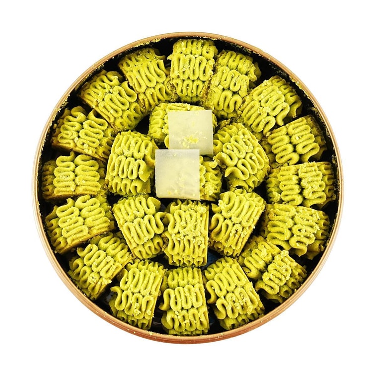 Butter Flower Cookies, Matcha Flavor, 6.98 oz 7