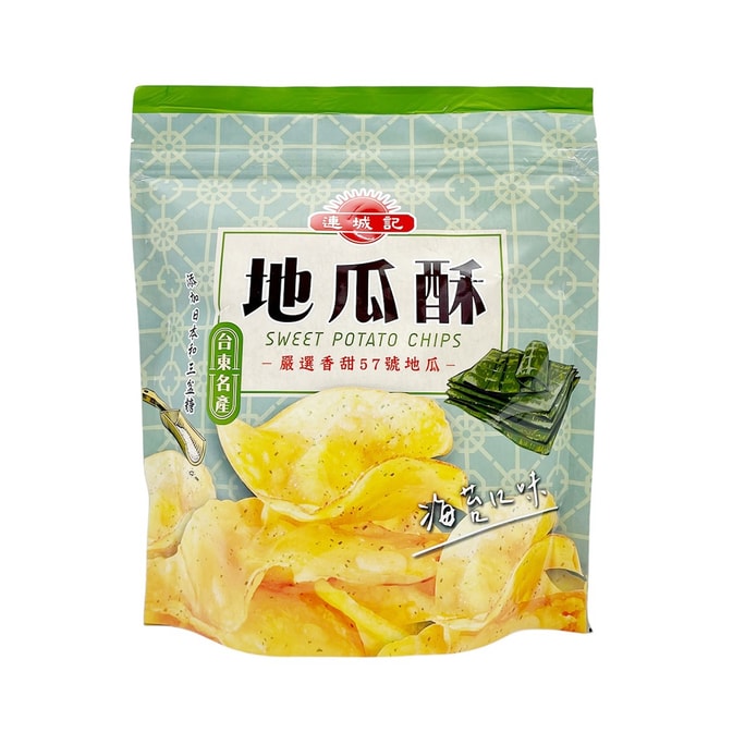 [台湾直邮] 台湾台东连城记 地瓜酥 海苔口味140g
