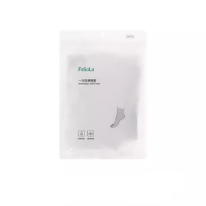 [중국에서 직접 메일] FaSoLa 일회용 발 마스크 커버 100개/가방 건조 방지 플라스틱 투명 시험용 신발 커버 방수 미끄럼 방지 신발 커버