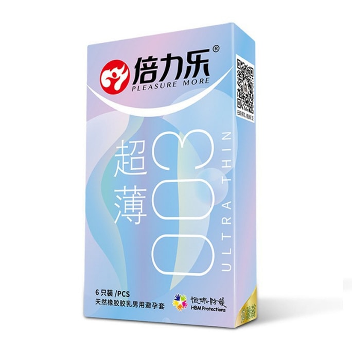 【超薄體驗】倍力樂 超薄003保險套 保險套成人情趣用品-6只裝1盒