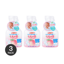 【Value Pack】Japan Peach Leaf Medicinal Moisturizing Body Foam Soap 450ml*3