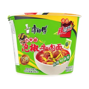 Millet Chili Pickled Beef Noodles Chongqing Version 3.67 oz【Regional Limited Edition】