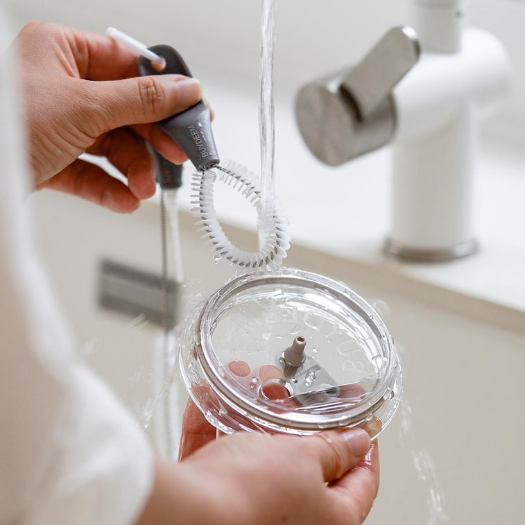 BUYDEEM北鼎 巨无霸吸管保温杯子 大容量水杯 750ml 猪猪粉 DS57 9