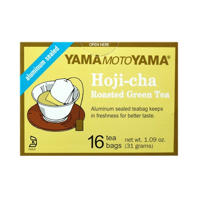 YAMAMOTOYAMA Hoji-cha Roasted Green Tea 16Pcs