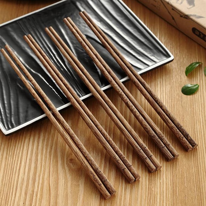 Wooden Chopsticks Flat, 10 pairs/pack