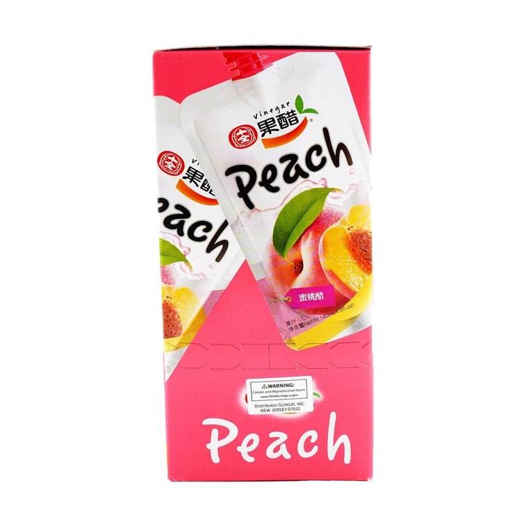 台湾十全 蜜桃醋 果醋饮料  140ml*6包【清爽解腻 夏日必备】 8