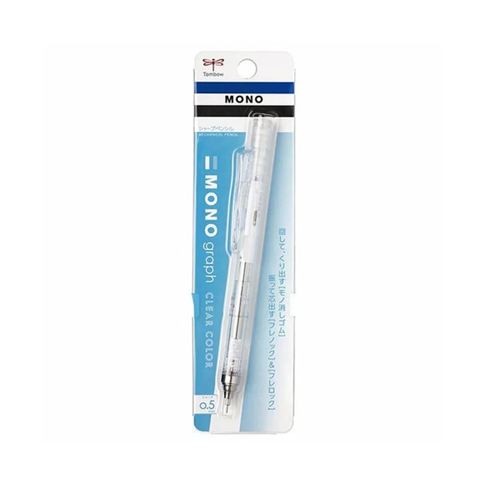 Tombow Monograph Mechanical Pencil 0.5mm DPA-138A Transparent Gray