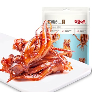 Squid Tentacles Dried Squid Strips 【BBQ Flavor】Seafood Snack 80g