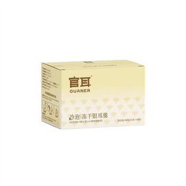 [중국 직배송] 관얼 동결건조 목이버섯탕, 유기농 흰목이버섯, 바로 드실 수 있는 건조식품, 찬물에 불려 드실 수 있음, 90g*1박스