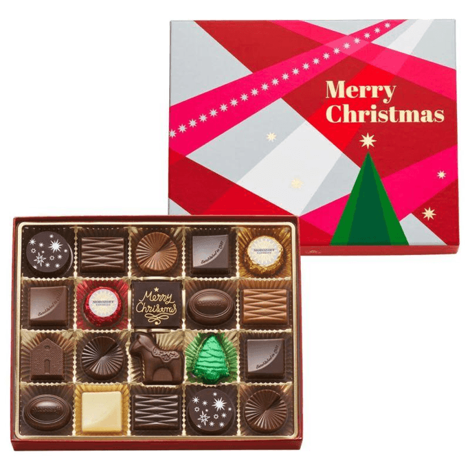 2025 Christmas Assorted Chocolate Gift Box 20pcs