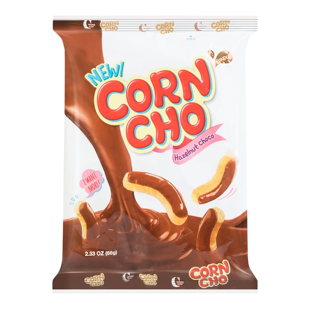 商品详情 - 韩国CROWN皇冠 玉米脆条 巧克力味 66g   - image  0
